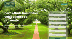 Desktop Screenshot of corps-nuds-immobilier.fr